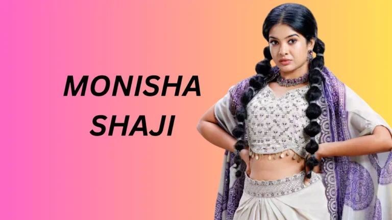 Monisha Shaji (Actress & Dancer) Monisha Shaji