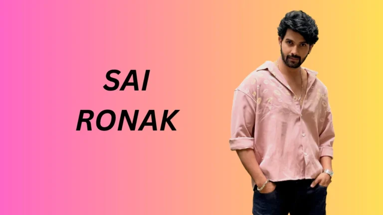 Sai Ronak (Actor & Dancer) Sai Ronak